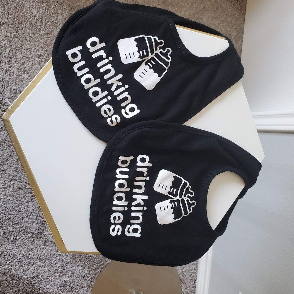 Twin Bibs- Drinking Buddies